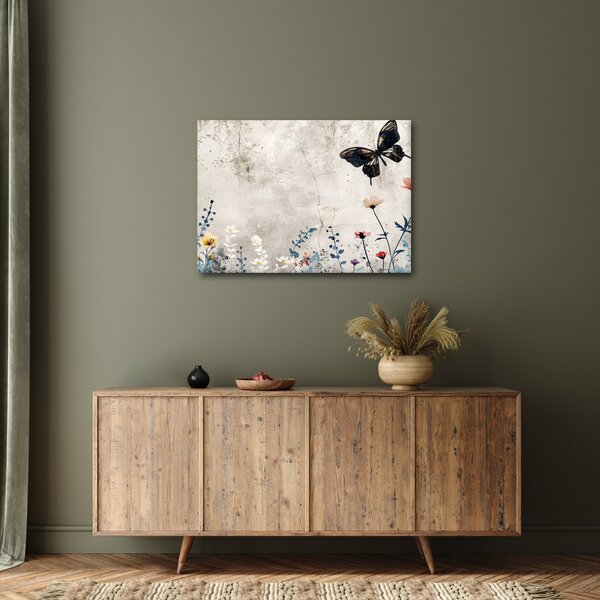 Slika - Livada u betonu (70x50 cm)
