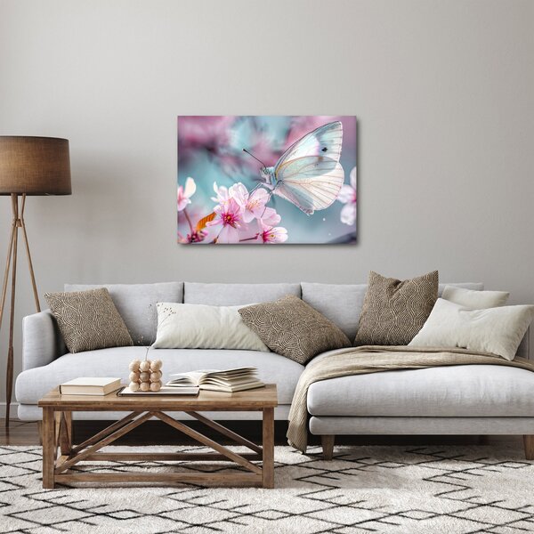 Slika - Leptir na stablu trešnje (70x50 cm)