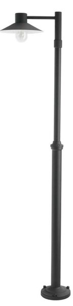 Lund 1 Vanjski Park lampa t/Beton Forankring Crna - Norlys