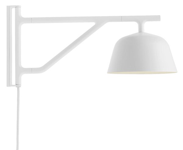 Zidne Svjetiljka Muuto, Bijela, Dnevna soba, Aluminij