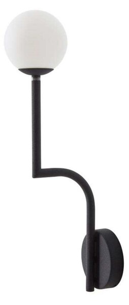 Mobil 46 Zidna lampa s ožičenjem, crna/opal - Pholc