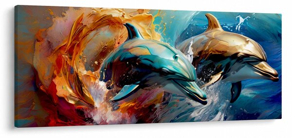 Slika - Slika dupina (120x50 cm)