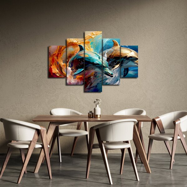 Slika - Slika dupina (150x105 cm)
