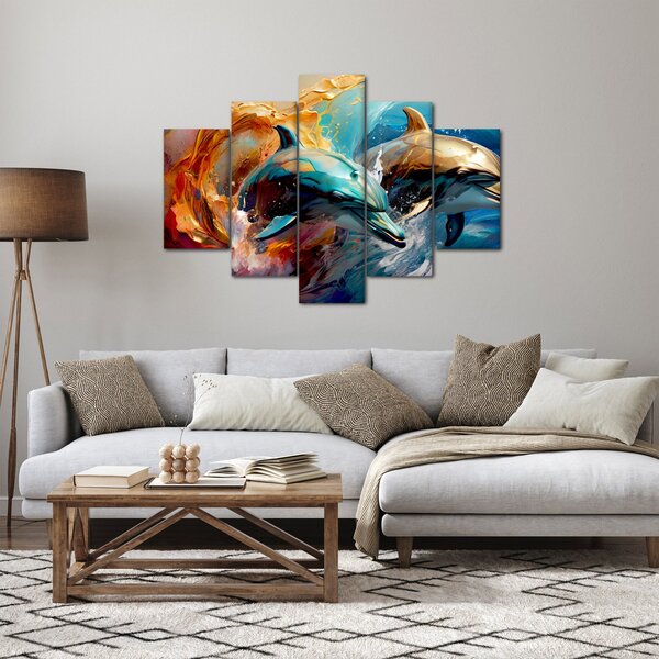 Slika - Slika dupina (150x105 cm)