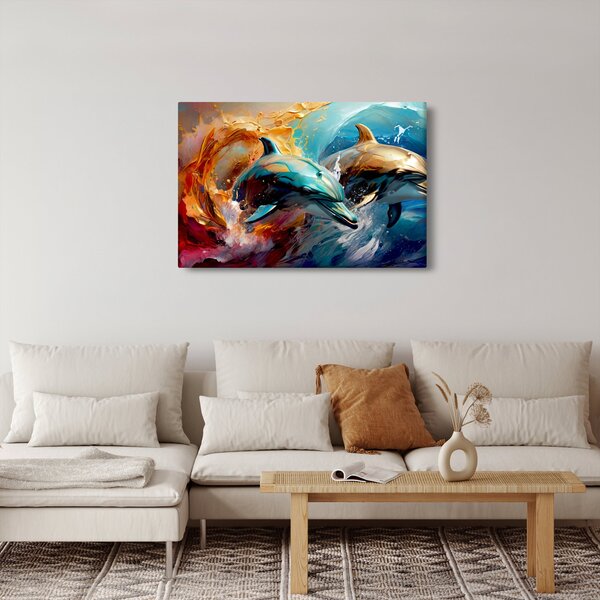 Slika - Slika dupina (90x60 cm)