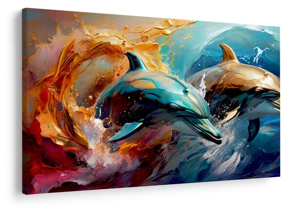 Slika - Slika dupina (90x60 cm)
