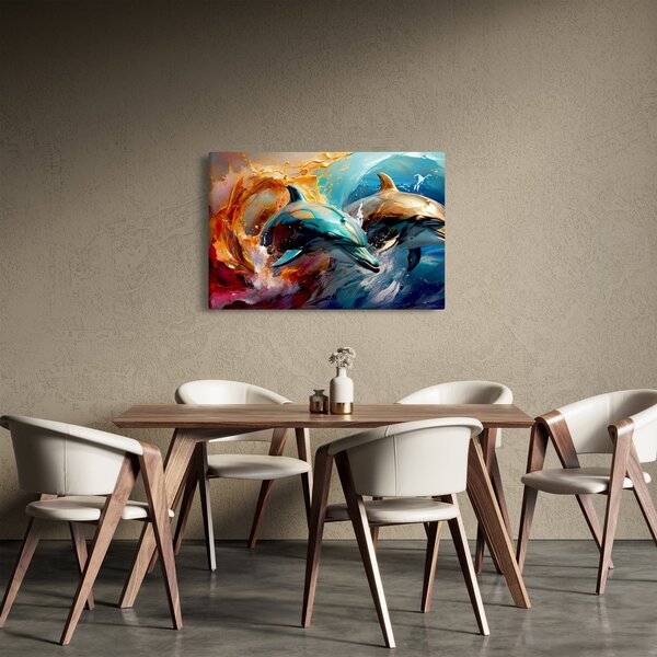 Slika - Slika dupina (90x60 cm)