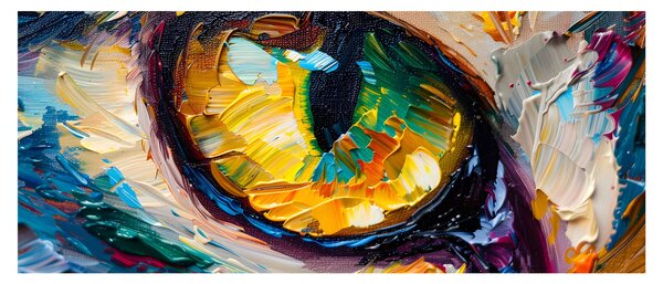 Slika - Slikanje mačjeg oka (120x50 cm)