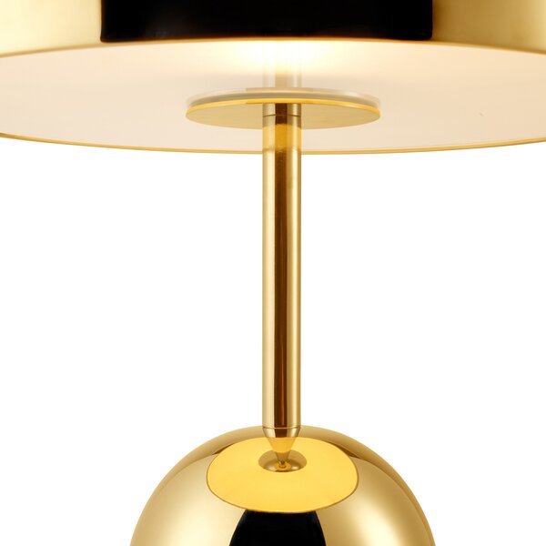 Stolne Lampa Tom Dixon, Bell, prigušiv, Zlato / mjed, Dnevna soba, Metal, Dizajn