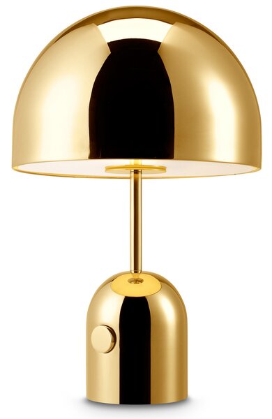 Stolne Lampa Tom Dixon, Bell, prigušiv, Zlato / mjed, Dnevna soba, Metal, Dizajn