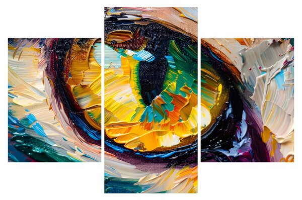 Slika - Slikanje mačjeg oka (90x60 cm)