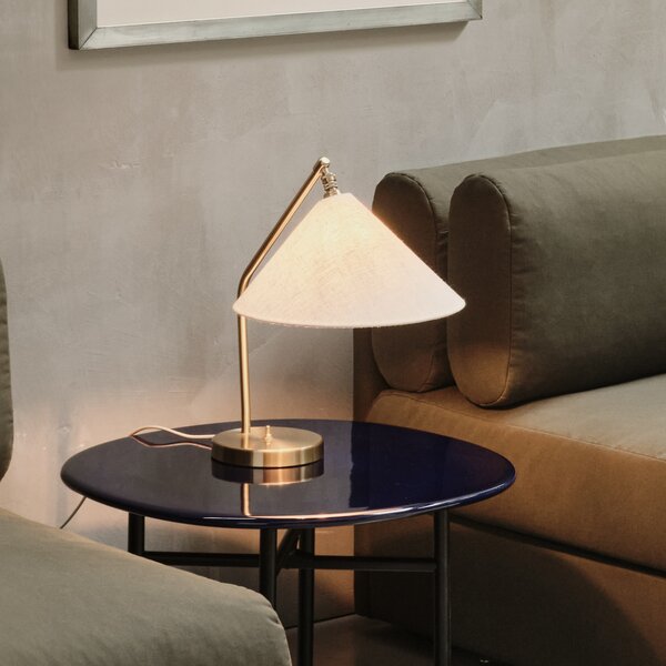 Stolne Lampa GUBI, Gräshoppa, Bijela, Dnevna soba, Tkanina / tekstil, Dizajn