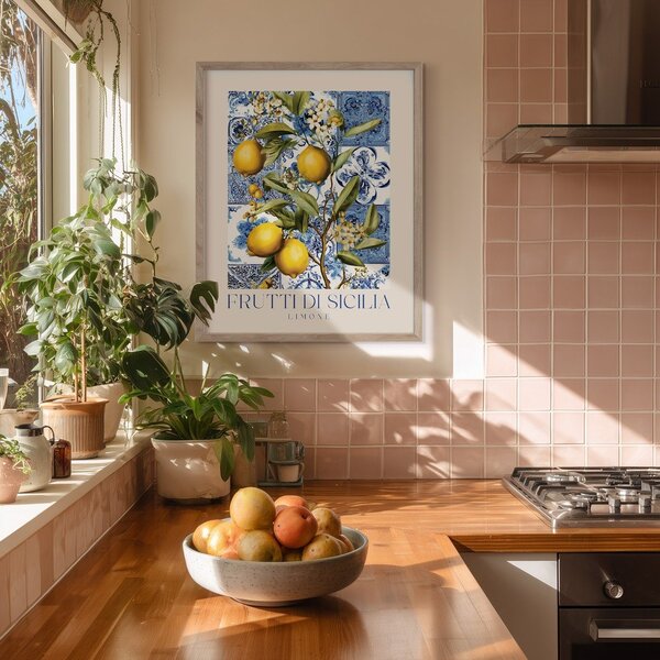 Tiskana slika s okvirom 40x50 cm Sicilia – Styler