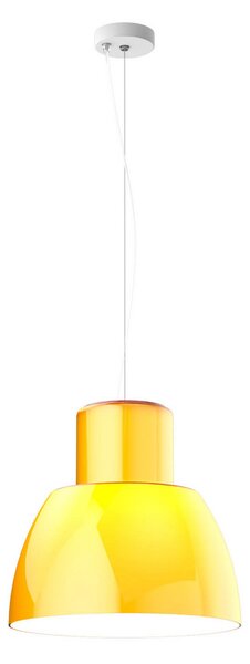 Viseće Svjetiljka Nemo Lighting, Lorosae, prigušiv, Žuta, Dnevna soba, Staklo