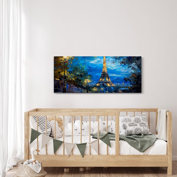 Slika - Uljana slika Eiffelovog tornja (120x50 cm)