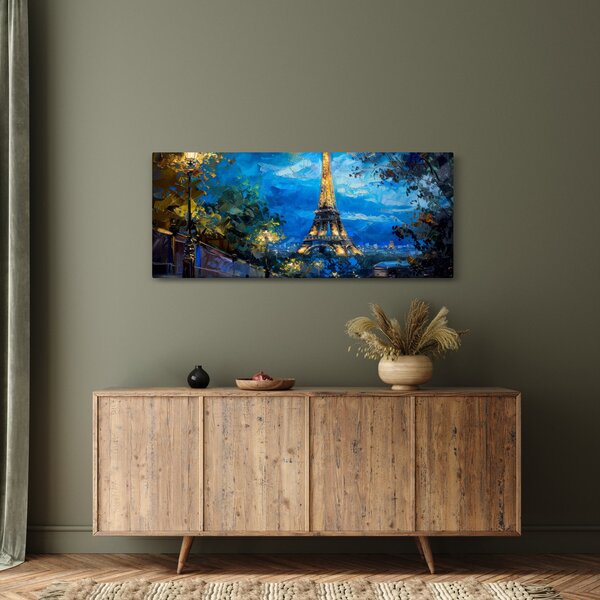 Slika - Uljana slika Eiffelovog tornja (120x50 cm)