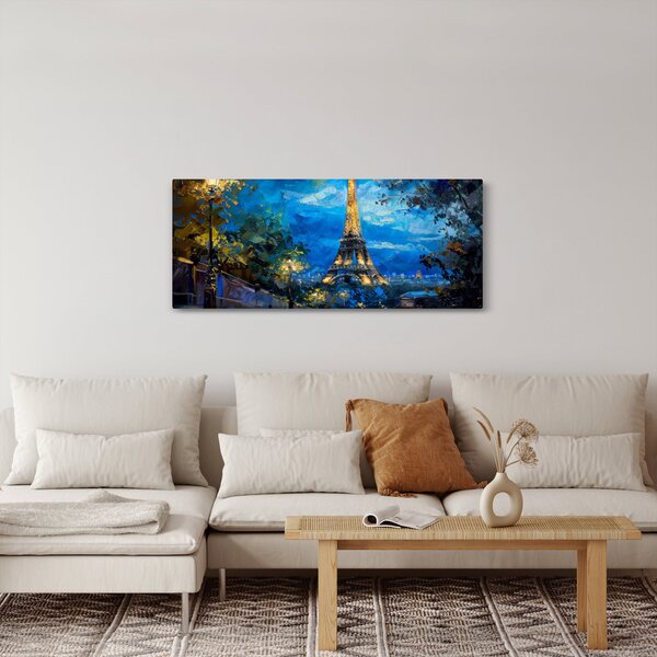Slika - Uljana slika Eiffelovog tornja (120x50 cm)