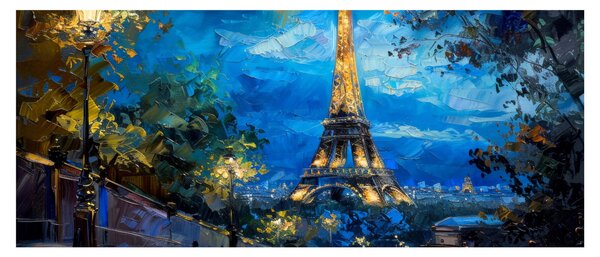 Slika - Uljana slika Eiffelovog tornja (120x50 cm)