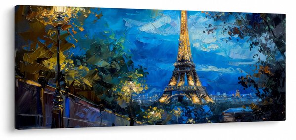 Slika - Uljana slika Eiffelovog tornja (120x50 cm)