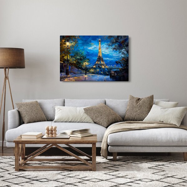 Slika - Uljana slika Eiffelovog tornja (90x60 cm)
