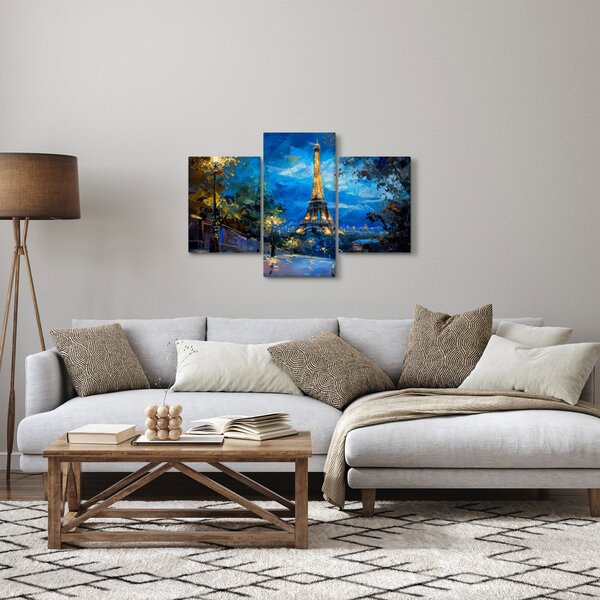 Slika - Uljana slika Eiffelovog tornja (90x60 cm)