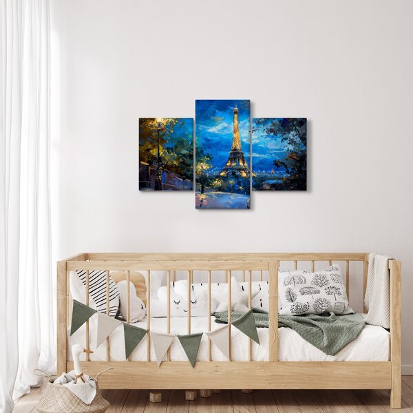 Slika - Uljana slika Eiffelovog tornja (90x60 cm)