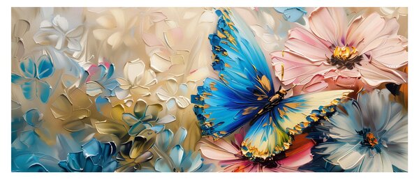 Slika - Slikanje cvijeća i leptira (120x50 cm)