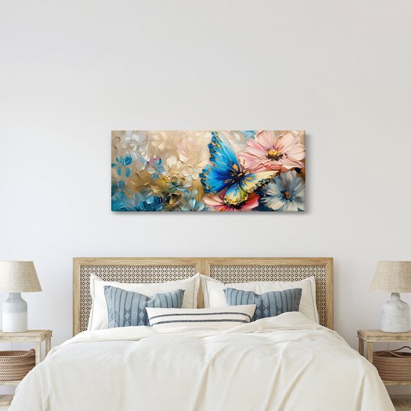 Slika - Slikanje cvijeća i leptira (120x50 cm)