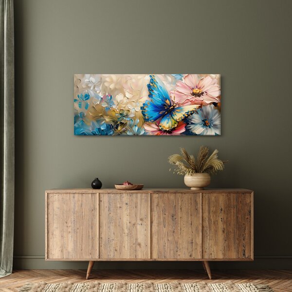 Slika - Slikanje cvijeća i leptira (120x50 cm)