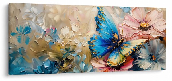 Slika - Slikanje cvijeća i leptira (120x50 cm)