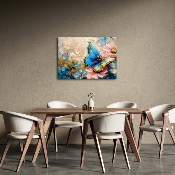 Slika - Slikanje cvijeća i leptira (70x50 cm)