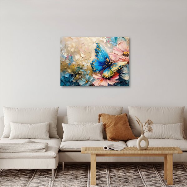 Slika - Slikanje cvijeća i leptira (70x50 cm)
