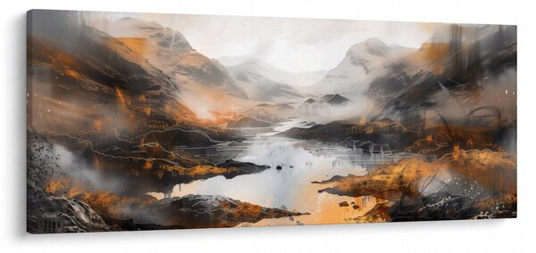 Slika - Slikanje planinskih pejzaža (120x50 cm)