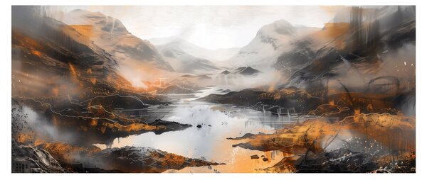Slika - Slikanje planinskih pejzaža (120x50 cm)
