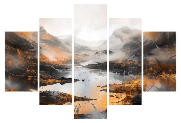 Slika - Slikanje planinskih pejzaža (150x105 cm)
