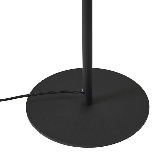 Podne Lampa Lindby, Virelle, Bijela, Dnevna soba, Tkanina / tekstil, Moderan