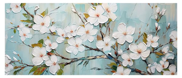 Slika - Slikanje, rascvjetale grane (120x50 cm)