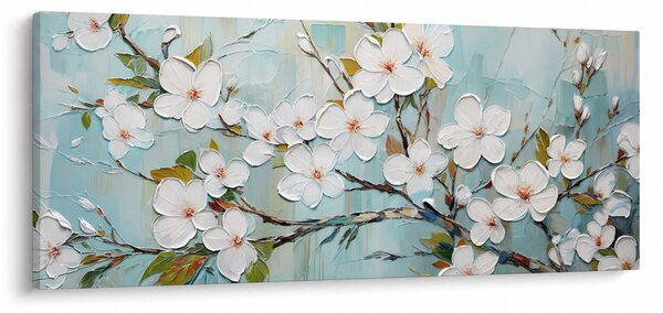 Slika - Slikanje, rascvjetale grane (120x50 cm)