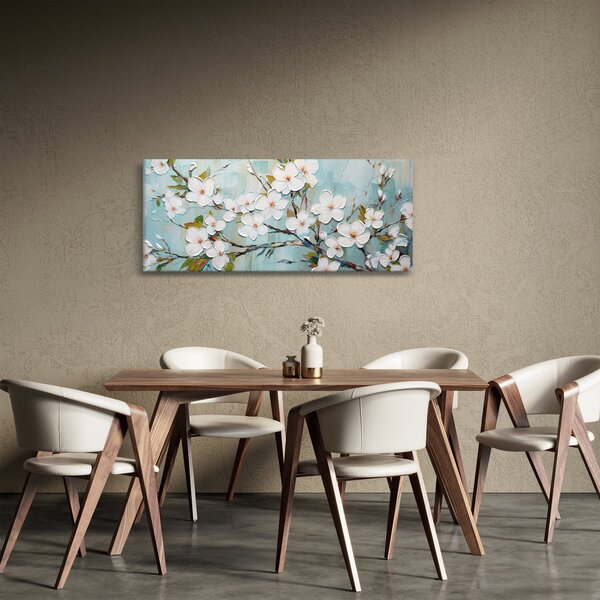Slika - Slikanje, rascvjetale grane (120x50 cm)