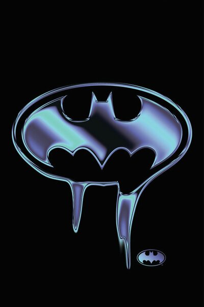 Umjetnički plakat Batman - Liquid Symbol, (26.7 x 40 cm)