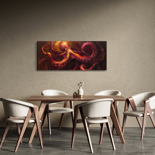 Slika - Hobotnica, ulje na platnu (120x50 cm)