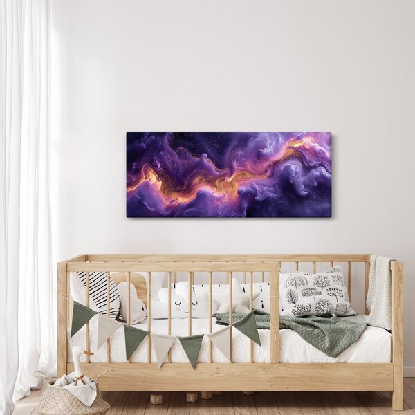 Slika - Ljubičasta maglica (120x50 cm)
