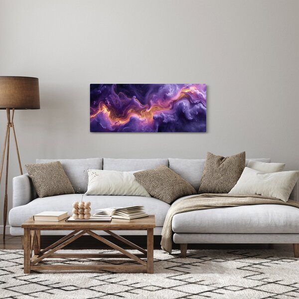 Slika - Ljubičasta maglica (120x50 cm)