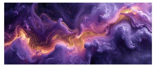 Slika - Ljubičasta maglica (120x50 cm)