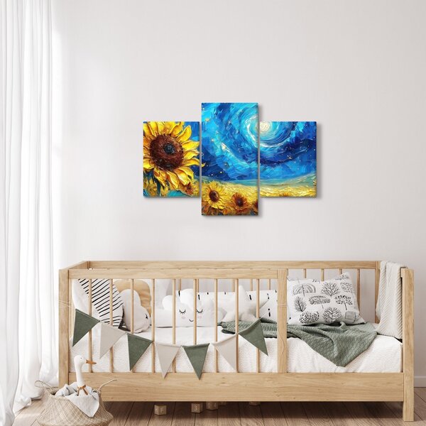 Slika - Slikanje suncokreta (90x60 cm)