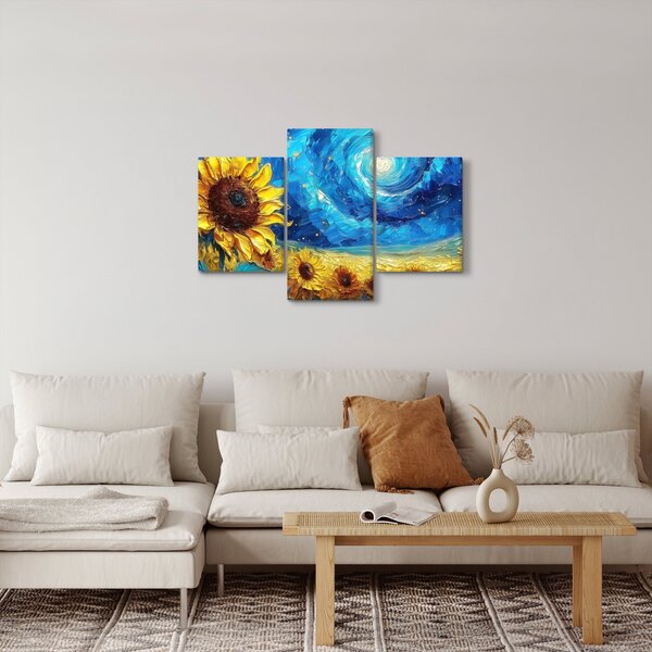 Slika - Slikanje suncokreta (90x60 cm)