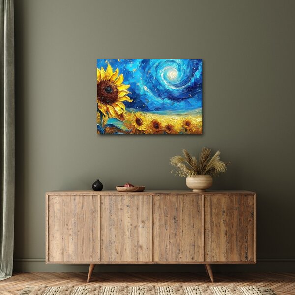 Slika - Slikanje suncokreta (70x50 cm)