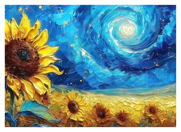 Slika - Slikanje suncokreta (70x50 cm)