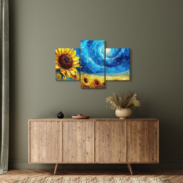 Slika - Slikanje suncokreta (90x60 cm)