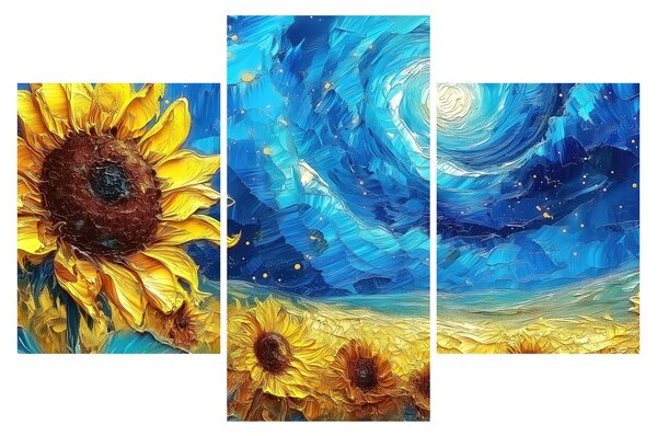 Slika - Slikanje suncokreta (90x60 cm)